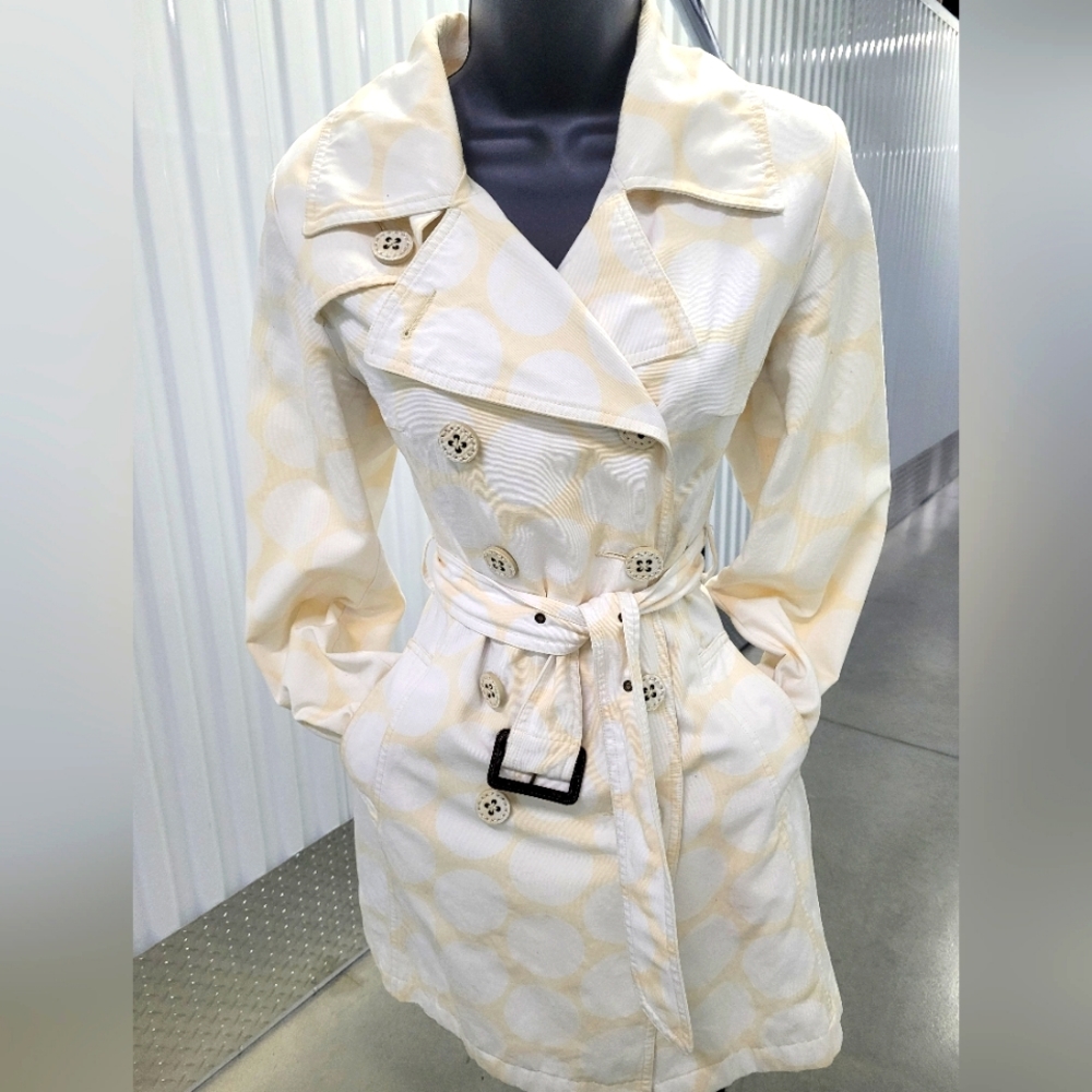 Polka Dot Trench Coat